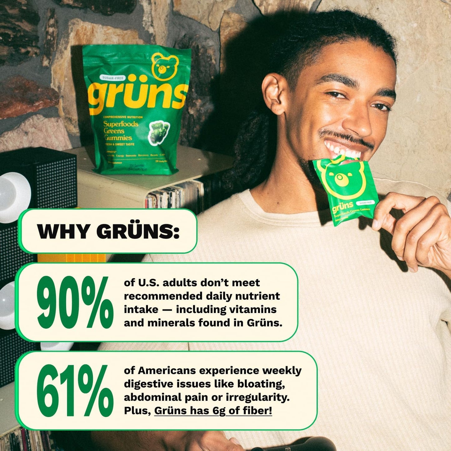 Grüns Superfood Gummies（Original）