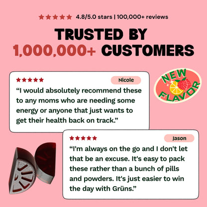 Grüns Kids Superfood Gummies（Raspberry Lemonade）
